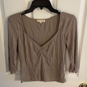 LA Hearts by PacSun Womens brown size M top, slightly cropped